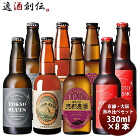 【東京×京都】世界のTOKYO×KYOTO クラフトビール 4種8本 飲み比べセット 瓶 既発売