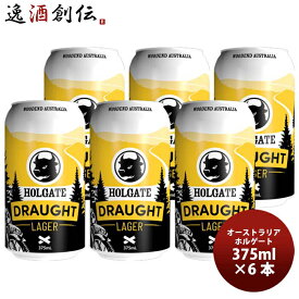 父の日 オーストラリア ホルゲート ドラフト ラガー 375ml 缶 6本 既発売