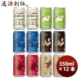 大人気！エチゴビール 定番品 クラフトビール 6種各2本 12本飲み比べセット お酒