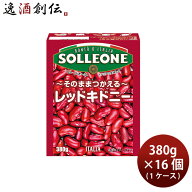 日欧 ソル・レオーネ レッドキドニービーンズ 390g×16箱（1ケース） イタリア 簡単 アレンジ自由 紙パッ…