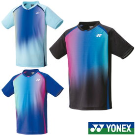《送料無料》2024年1月下旬発売　YONEX　ユニセックス　ゲームシャツ(フィットスタイル)　10599　ヨネックス　テニス　バドミントン　ウェア