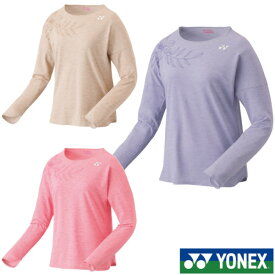 《送料無料》2024年1月下旬発売　YONEX　ウィメンズ　ロングスリーブTシャツ　16713　ヨネックス　ウェア