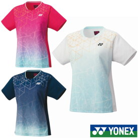 《送料無料》YONEX　レディース　ゲームシャツ（スリム）　20813　ヨネックス　テニス　バドミントン　ウェア