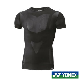 《送料無料》2024年1月下旬発売　YONEX　ユニセックス　Vネック半袖シャツ　STBA1022　ヨネックス　テニス　バドミントン　コンプレッションウェア