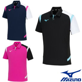 《送料無料》2024年2月発売　MIZUNO　ユニセックス　ゲームシャツ　62JAB027　ミズノ　テニス　バドミントン　ウェア