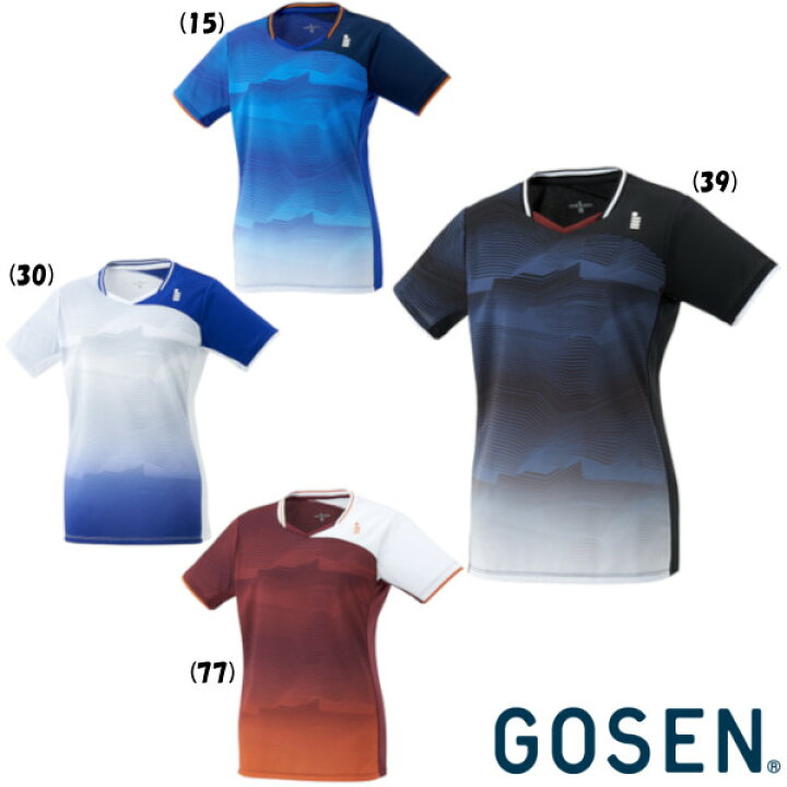 楽天市場】GOSEN レディース ゲームシャツ T2147 ゴーセン テニス バドミントン ウェア : テニスラケットショップのIS