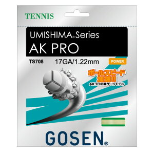 GOSEN　ウミシマ　AK　プロ　17　TS708　ゴーセン　硬式テニスストリング