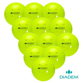 《送料無料》DIADEM　ピックルボール　パワーピックルボール ボール 12個入　TPB003 　ダイアデム