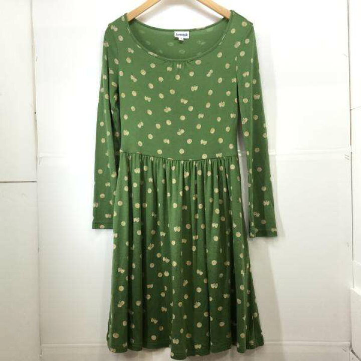 楽天市場 Jocomomola ホコモモラ ワンピース 長袖 ワンピース ドット 蝶々 Used 古着 中古 ドンドンダウンis