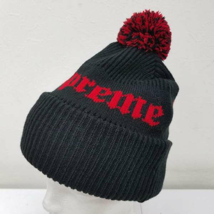 楽天市場 Supreme シュプリーム ニット帽 帽子 Knit Cap Knit Hat Beanie Old English Beanie 前後ロゴ ビーニー ニット帽 全タグ付き Used 古着 中古 ドンドンダウンis