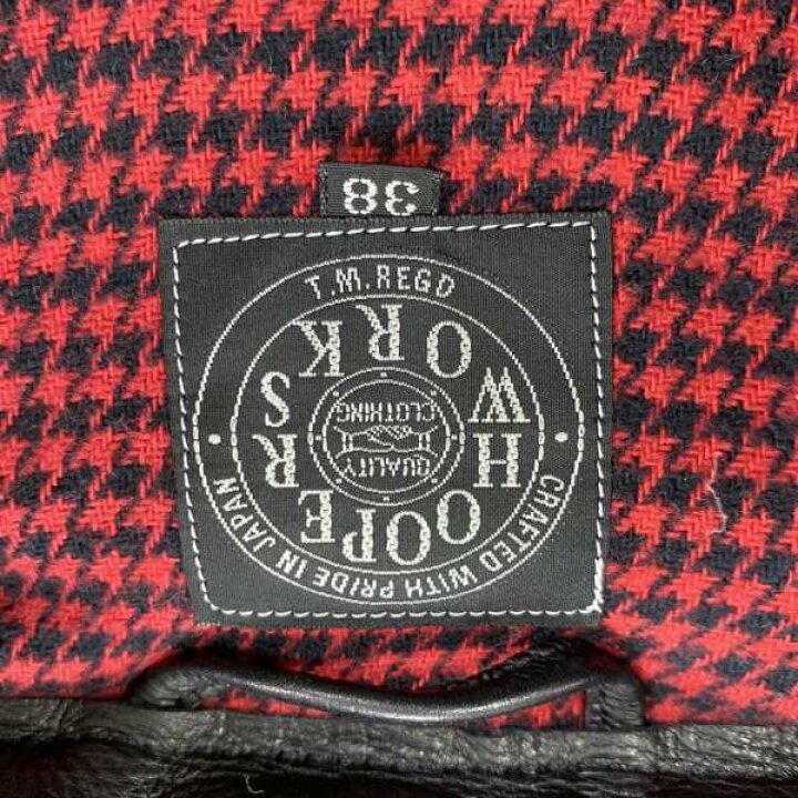 WHOOPER ホーパー ベスト ベスト Vest HOOPER WORKS/レザーダウンベスト/HORSE HIDE【USED】【古着】【中古】10025187 | ドンドンダウンIS