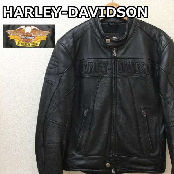 楽天市場】Harley-Davidson ハーレーダビッドソン レザージャケット 