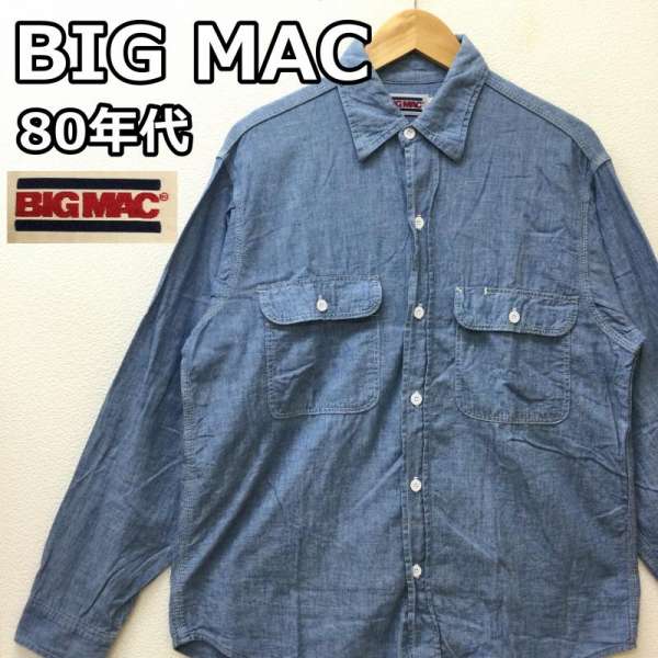 楽天市場】BIGMAC ビックマック 長袖 シャツ、ブラウス Shirt, Blouse