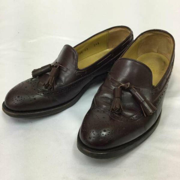楽天市場 Regal リーガル 革靴 革靴 Leather Shoes Regal リーガル 革靴 タッセル ローファーメンズ 24 5cm Used 古着 中古 ドンドンダウンis