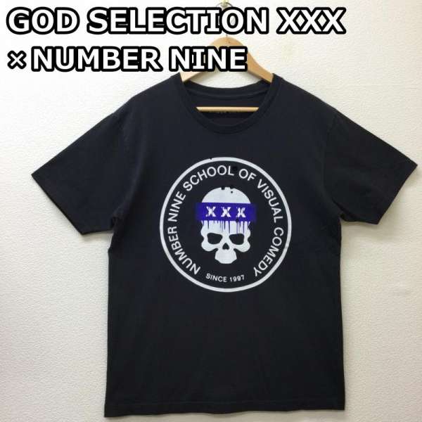 NUMBER (N)INE ナンバーナイン 半袖 Tシャツ T Shirt 19SS GOD SELECTION XXX ゴッドセレクション コラボ  スカル プリント クルーネック 半袖 GX-S19-NNST-02【USED】【古着】【中古】10034349 | ドンドンダウンIS
