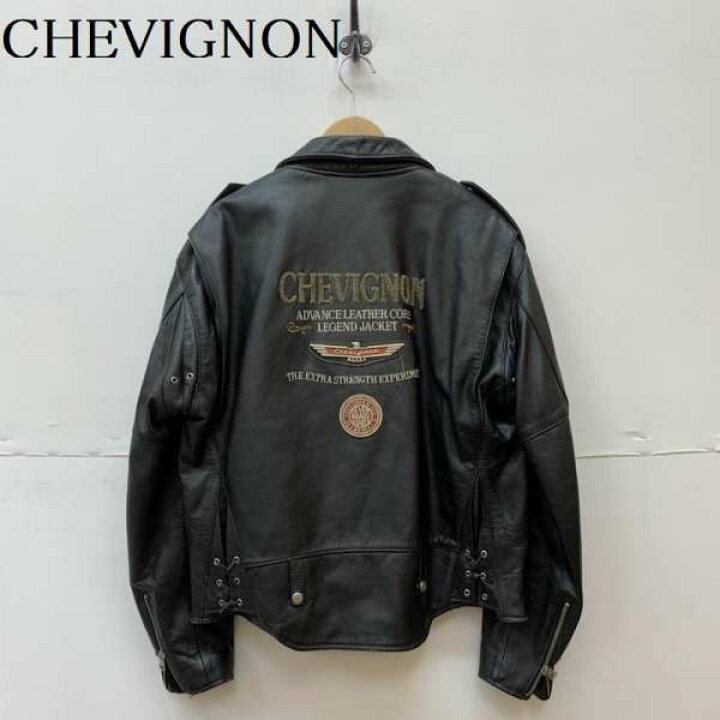 値下げ！CHEVIGNON W.R.D 革ジャンシェビニオンサイズXL