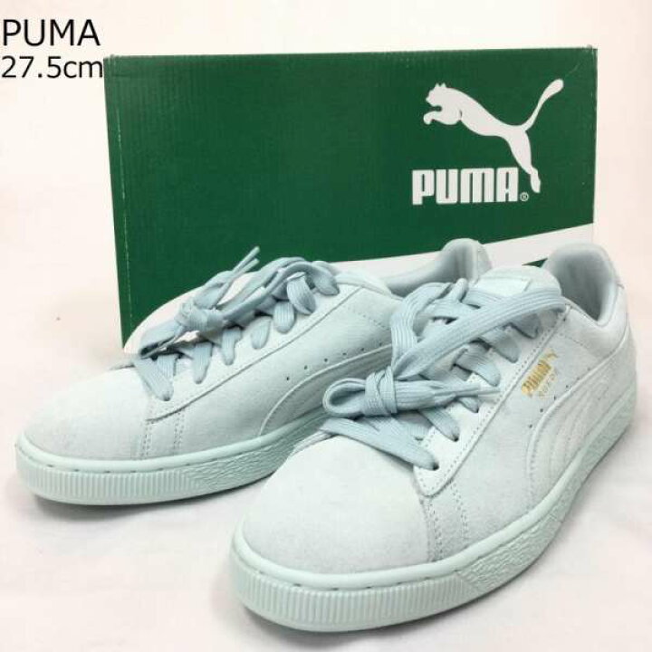 楽天市場 Puma プーマ スニーカー スニーカー Sneakers Puma プーマ スニーカー メンズ Suede Classic Sky Blue Gold 52 ミント スエード Used 古着 中古 ドンドンダウンis