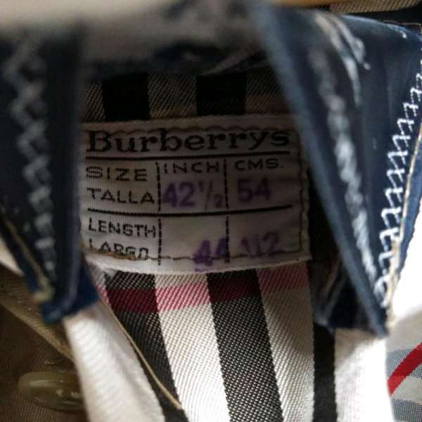 BURBERRYS バーバリーズ トレンチコート コート Coat A-08-18490-ESPANA バルマカーンコート ロングコート ビンテージ  42 1/2【USED】【古着】【中古】10042273 | ドンドンダウンIS