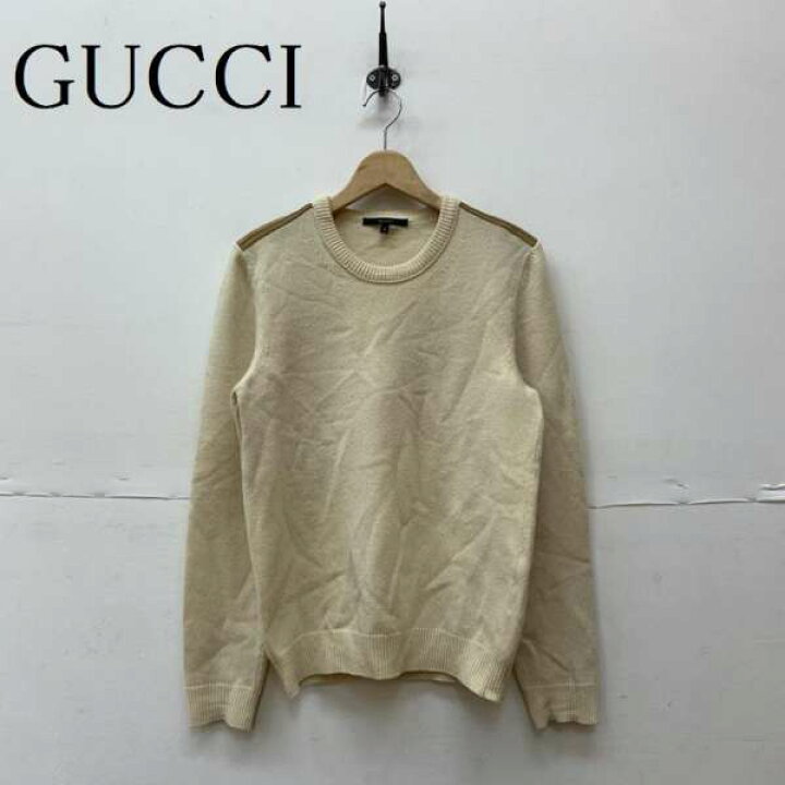 楽天市場】GUCCI グッチ 長袖 ニット、セーター Knit, Sweater レザー 