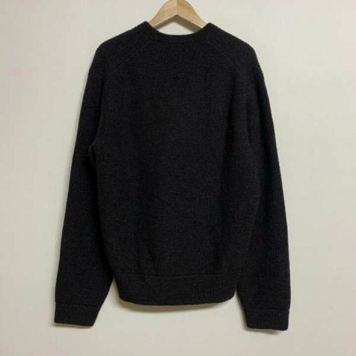 【中古】ルメール LEMAIRE クルーネック ニット セーター 黒 ブラック M TO1083 LK1014 ☆AA★ メンズ