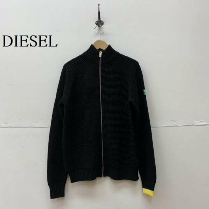 DIESEL ジップアップセーター 暗
