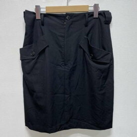 Y's ワイズ ひざ丈スカート スカート Skirt Medium Skirt 変形 ポケット YO-S08-100【USED】【古着】【中古】10052402