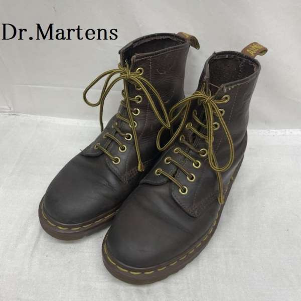 ドクターマーチン Dr.Martens 茶 ブラウン 一般 2021人気の ブーツ 話題の行列 Boots レースアップ 10052675 8ホール イングランド 英国 製
