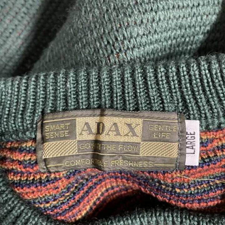 楽天市場】USED 古着 長袖 ニット、セーター Knit, Sweater ADAX