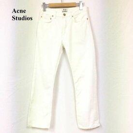 Acne Studios アクネストゥディオズ デニム、ジーンズ パンツ Pants, Trousers Denim Pants, Jeans Acne Studios アクネストゥディオズ カラー パンツ ホワイト デニム スキニー【USED】【古着】【中古】10059481