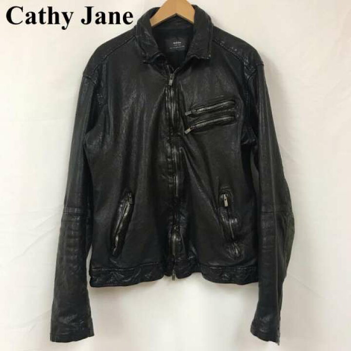 楽天市場】cathy jane キャシージェーン レザージャケット ジャケット 