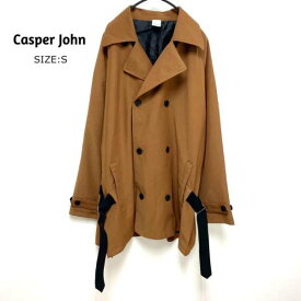 CASPER JOHN キャスパージョン トレンチコート コート Coat サイドベルト ショート トレンチコート【USED】【古着】【中古】10060533