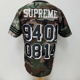 Supreme シュプリーム 半袖 Tシャツ T Shirt Champion Ship Football Tee Woodland Como メッシュ フットボール ナンバリング Tシャツ 609【USED】【古着】【中古】10063914