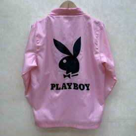 PLAYBOY プレイボーイ ジャンパー、ブルゾン ジャケット、上着 Jacket ラビット ロゴ プリント ナイロン コーチ 615【USED】【古着】【中古】10064597