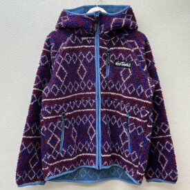 WILD THINGS ワイルドシングス ジャンパー、ブルゾン ジャケット、上着 Jacket ダイヤ柄 ボア フリース シェルパ フード ジップ 615【USED】【古着】【中古】10066249