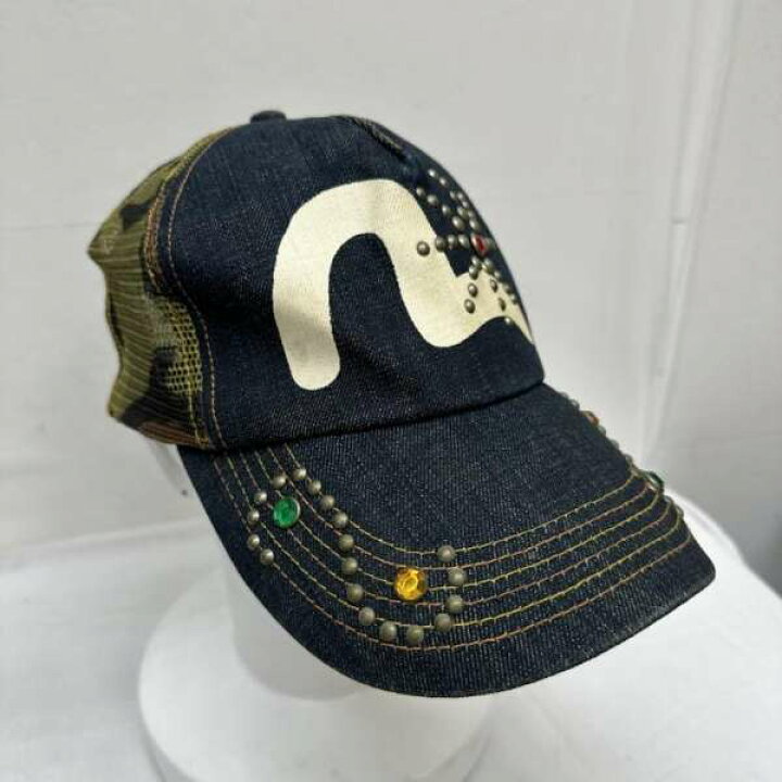 楽天市場】EVISU エヴィス キャップ 帽子 Cap デニム メッシュ 迷彩 白 