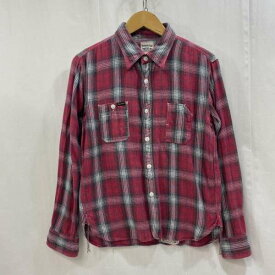 Pherrow's フェローズ 長袖 シャツ、ブラウス Shirt, Blouse Pherrow's フェローズ ロングスリーブチェックシャツ コットン 日本製 アメカジ RED 36 S【USED】【古着】【中古】10070976