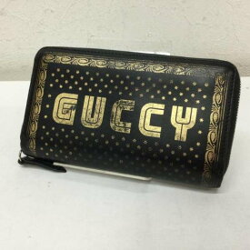 GUCCI グッチ 長財布 財布 Wallet Long Wallet 510488 セガコラボ GUCCYロゴ 長財布 ラウンドファスナー ロングウォレット 609【USED】【古着】【中古】10071803