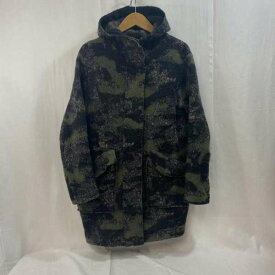 DIESEL ディーゼル コート一般 コート Coat CAMO柄フード付きコート/迷彩/ウール混/ダブルジップ【USED】【古着】【中古】10072126