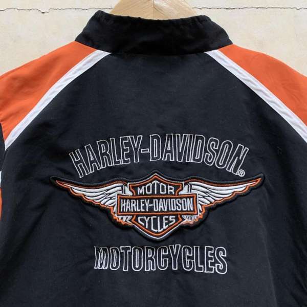 Harley-Davidson ハーレーダビッドソン ジャンパー、ブルゾン ジャケット、上着 Jacket レーシングジャケット  ウイングロゴ【USED】【古着】【中古】10072202 | ドンドンダウンIS