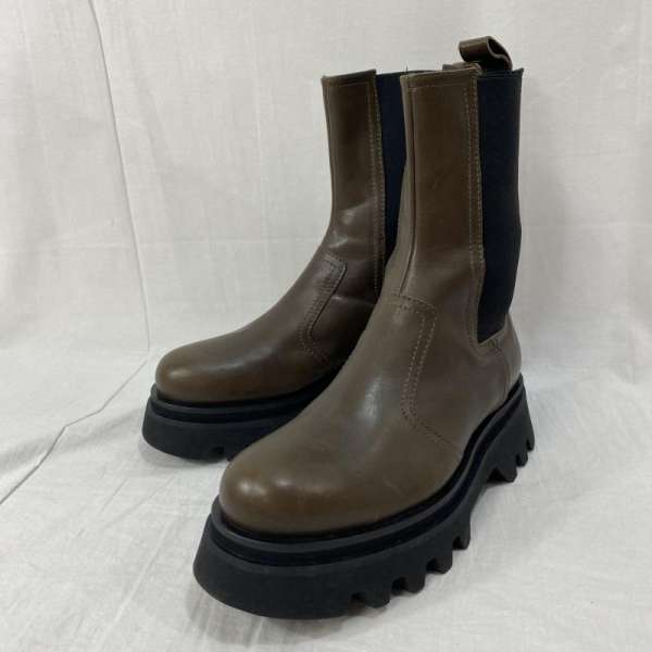 楽天市場】ZARA ザラ 一般 ブーツ Boots サイドゴアブーツ/ブラウン/36