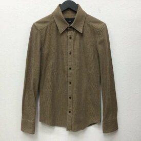 AKM エーケーエム 長袖 シャツ、ブラウス Shirt, Blouse S022 2WAY STRETCH HOUNDTOOTH PLAIN SHIRT ストレッチ 千鳥格子 長袖シャツ 609【USED】【古着】【中古】10074440