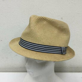 EK BY NEW ERA エク バイ ニュー エラ ハット 帽子 Hat ストローハット 麦わら帽子 ライン入りリボン サイズL 609【USED】【古着】【中古】10075883