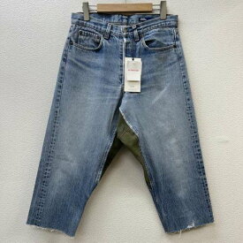 Levi's リーバイス デニム、ジーンズ パンツ Pants, Trousers Denim Pants, Jeans ATELIER&REPAIRS アトリエアンドリペアーズ Levi’sリメイク サルエルクロップドデニム リーバイス 1015【USED】【古着】【中古】10078631