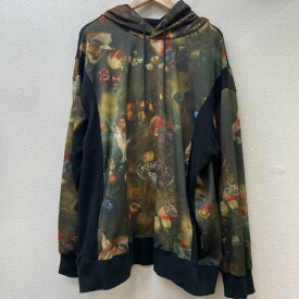 MILKBOY ミルクボーイ 長袖 パーカー Hooded Sweatshirt, Hoodie MYTHICAL FRUITS HOODIE 絵画柄 パーカー キューピッド 20213206【USED】【古着】【中古】10081059