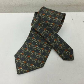 Yves Saint Laurent イヴサンローラン ネクタイ ネクタイ Necktie シルク100％ スカーフ柄 ネクタイ ジャガード総柄ネクタイ 609【USED】【古着】【中古】10082380