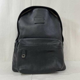 COACH コーチ リュックサック、デイバッグ リュックサック、デイパック Backpack, Knapsack, Day Pack COACH / Campus Backpack in Refined Pebble Leather / F71622 / 牛革 / レザー / バックパック / メンズ / BLK【USED】【古着】【中古】10083926