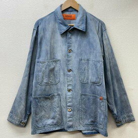 UNIVERSAL OVERALL ユニバーサルオーバーオール ジャンパー、ブルゾン ジャケット、上着 Jacket U9134225-C オーバーサイズ カバーオール ライトオンス デニム【USED】【古着】【中古】10084494