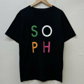 SOPHNET. ソフネット 半袖 Tシャツ T Shirt SOPH-160119 COLOR TYPO TEE ロゴ プリント クルーネック【USED】【古着】【中古】10084541