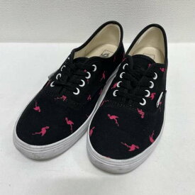 VANS バンズ スニーカー スニーカー Sneakers バンズ VANS V44W FLMG AUTHENTIC LP キャンバススニーカー フラミンゴ 黒 ピンク【USED】【古着】【中古】10084970