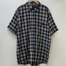 ROCAWEAR ロカウェア 半袖 シャツ、ブラウス Shirt, Blouse ビッグサイズ チェック柄 薄手【USED】【古着】【中古】10084976